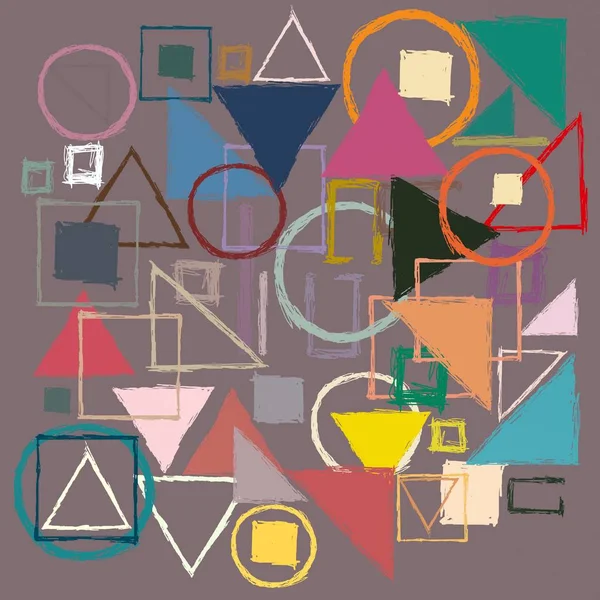 Geometrik desenli soyut doku