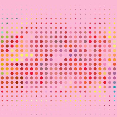 renkli polka nokta arka plan. vektör illüstrasyon