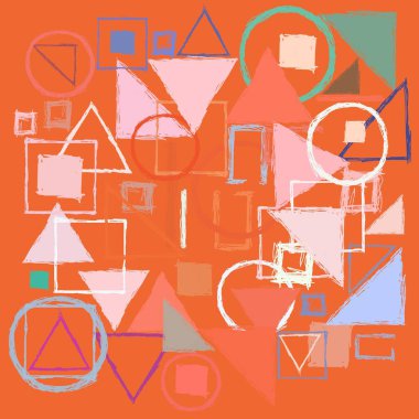 Geometrik desenli soyut doku