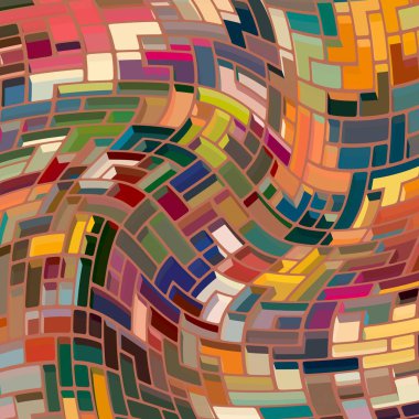 Geometrik desenli soyut doku