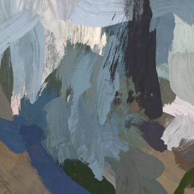 Tuval el yapımı yağlıboya. Renkli doku. Fırça darbeleri.