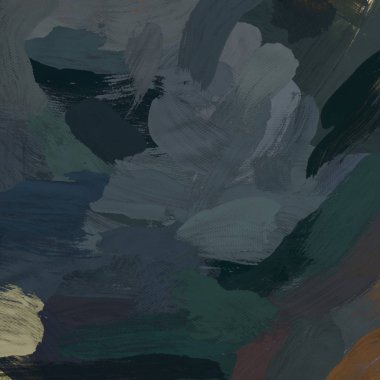 Tuval el yapımı yağlıboya. Renkli doku. Fırça darbeleri. Renkli görüntü. Modern sanat. Çağdaş sanat.