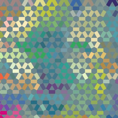 Renk fraktal geometrik soyut desen