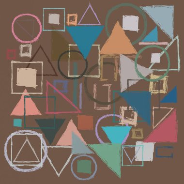 Geometrik desenli soyut arkaplan