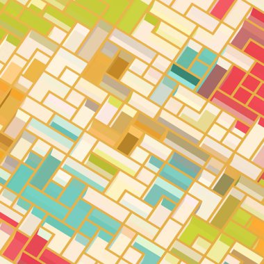 Geometrik desenli soyut doku