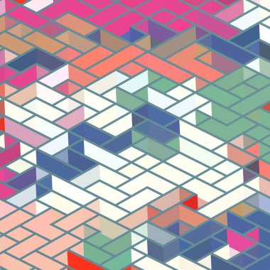 Geometrik desenli soyut arkaplan