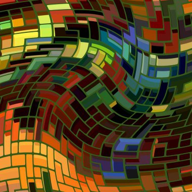 Geometrik desenli soyut doku