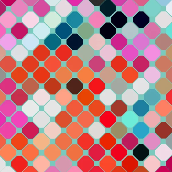 Kolorowe Mozaiki Streszczenie Tło — Zdjęcie stockowe