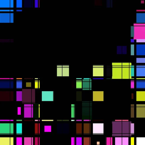 Красочный Абстрактный Фон Квадратами — стоковое фото