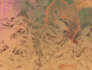 Çiçeklerle sulu boya deseni