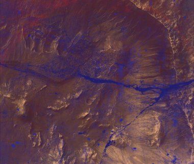 Vintage gökyüzü ve bulutlar arka plan.