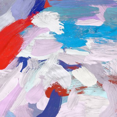 El yapımı tuvale yağlı boya. Soyut sanat dokusu. Renkli doku. Modern sanat eserleri. Yağlı boya darbeleri. Fırça darbeleri. Modern sanat. Çağdaş sanat. Sanatsal tuval.