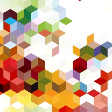 Geometrik desenlerle soyut sanat dokusu