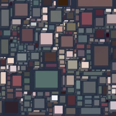 soyut seamless modeli ile kareler