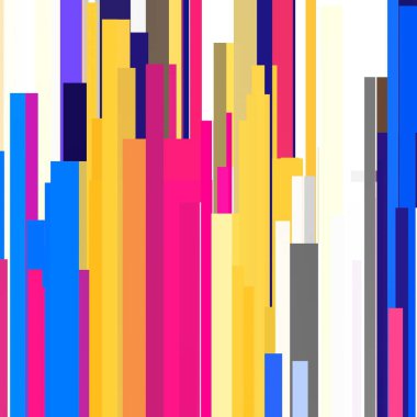 Beyaz arkaplanda renkli kalemler