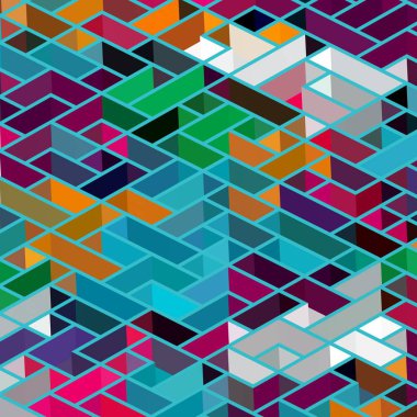 Geometrik desenli soyut doku