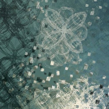 Kar taneleriyle soyut noel arkaplanı