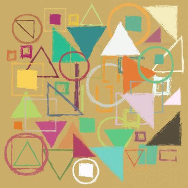 Geometrik desenli soyut doku