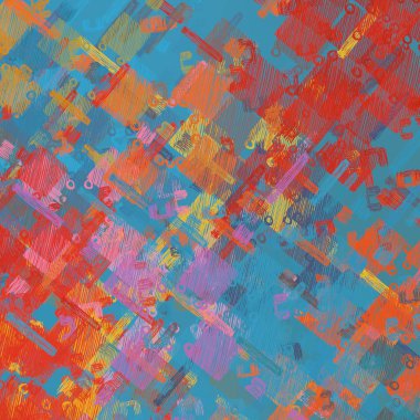 metin için alan ile renkli Vintage arka plan