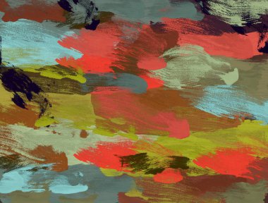 El yapımı tuvale yağlı boya. Soyut sanat dokusu. Renkli doku. Modern sanat eserleri. Yağlı boya darbeleri. Fırça darbeleri. Modern sanat. Çağdaş sanat. Sanatsal tuval.   