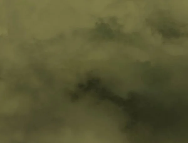 Эффект Жёлтого Тумана Тумана Чёрном Фоне — стоковое фото