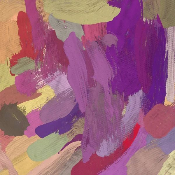 Tuval el yapımı yağlıboya. Renkli doku. Fırça darbeleri. Renkli görüntü. Modern sanat. Çağdaş sanat.