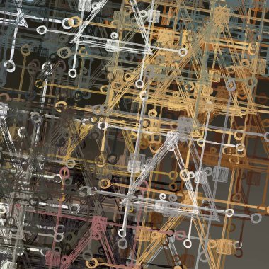 farklı desenler ile soyut arka plan