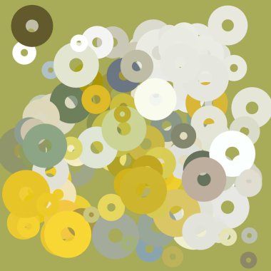 yeşil ve beyaz ile dikişsiz desen