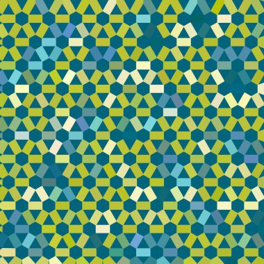 Renk fraktal geometrik soyut desen