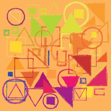 Geometrik desenli soyut doku