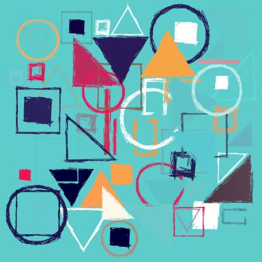 Geometrik desenli soyut doku