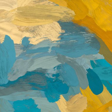 Tuval üzerine yağlıboya, Soyut sanat dokusu. Renkli doku. Modern sanat eserleri. Yağlı boya darbeleri. Fırça darbeleri