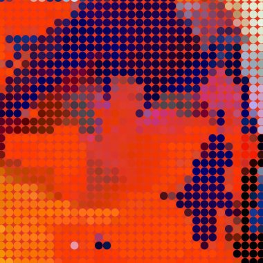 Geometrik desenli soyut arkaplan