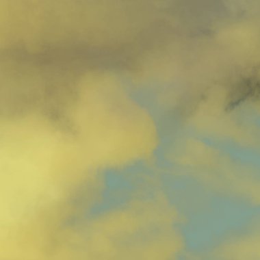 Siyah arka plan üzerinde sarı sis ve sis etkisi.