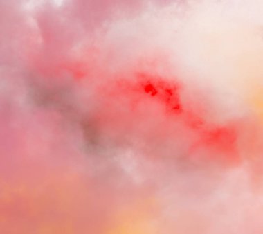 uzay ile kırmızı gökyüzü arka plan