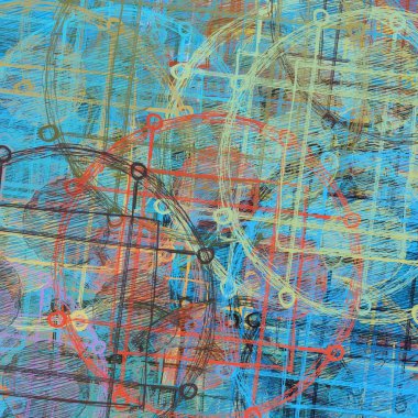 metin için alanı olan grunge arkaplanı