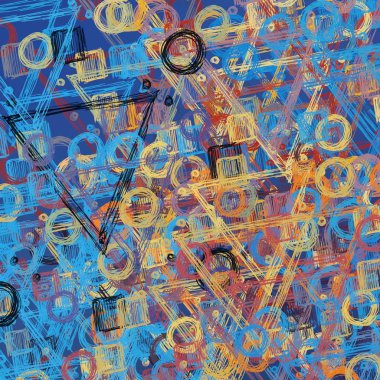 sorunsuz geçmiş ile soyut desen