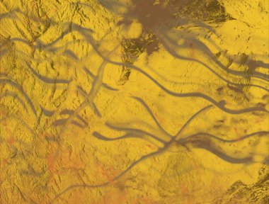 sarı yaprakları ile grunge arka plan