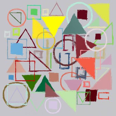 Geometrik desenli soyut doku