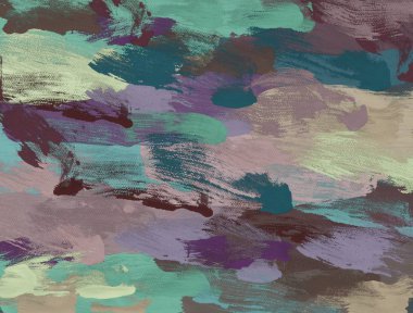 El yapımı tuvale yağlı boya. Soyut sanat dokusu. Renkli doku. Modern sanat eserleri. Yağlı boya darbeleri. Fırça darbeleri. Modern sanat. Çağdaş sanat. Sanatsal tuval.  