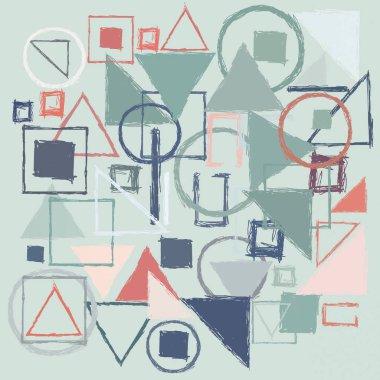 Geometrik desenli soyut doku