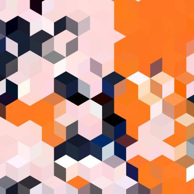 Geometrik desenlerle soyut sanat dokusu