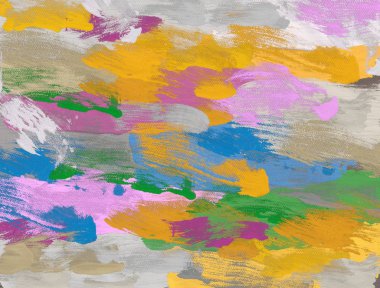 Renkli çiçeklerle soyut arkaplan.