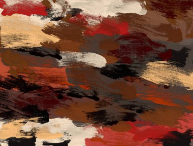 kırmızı gökyüzü ile sonbahar deseni