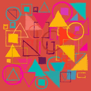 Geometrik desenli soyut doku