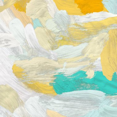 El yapımı tuvale yağlı boya. Soyut sanat dokusu. Renkli doku. Modern sanat eserleri. Yağlı boya darbeleri. Fırça darbeleri. Modern sanat. Çağdaş sanat. Sanatsal tuval.