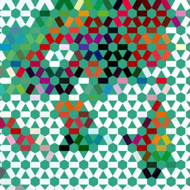 kalpleri ile soyut geometrik arka plan