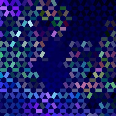 Renk fraktal geometrik soyut desen