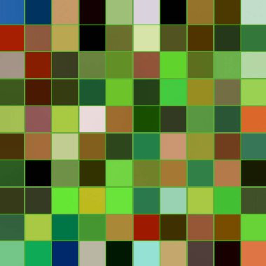 Geometrik desenlerle soyut sanat dokusu