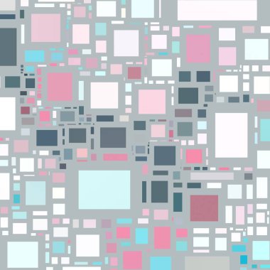 Soyut sanat dokusu. Kareler ile renkli doku. Modern sanat eserleri. Renkli görüntü